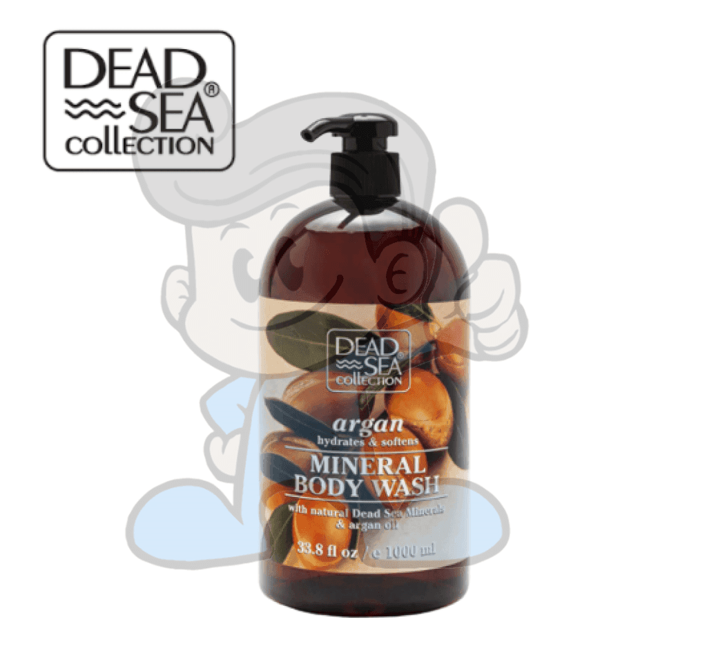 Dead Sea Collection Argan Body Wash With Natural Minerals 1000Ml Beauty