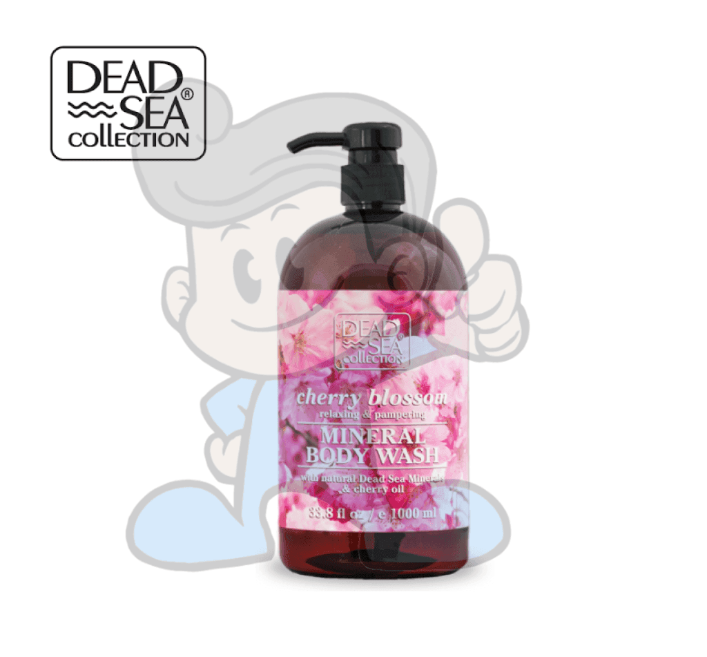 Dead Sea Collection Cherry Blossom Body Wash With Natural Minerals 1000Ml Beauty