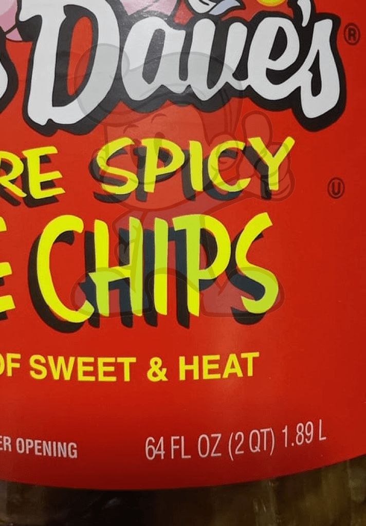 Famouse Dave&#39;s Signature Spicy Pickle Chips 1.89L