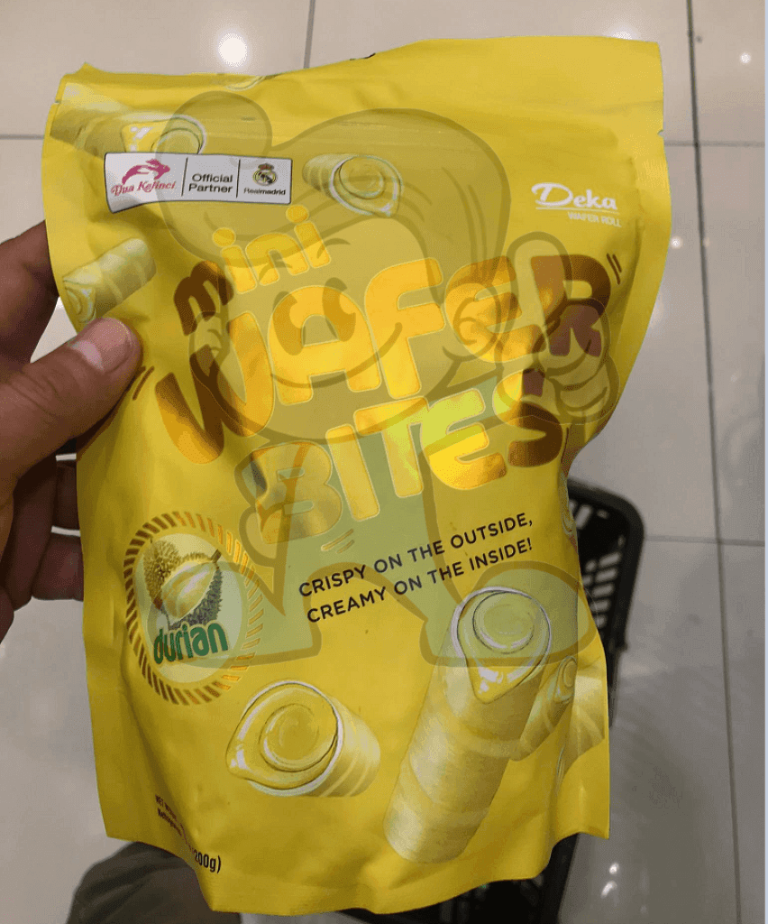 Deka Mini Wafer Bites Durian (2 X 200G) Groceries