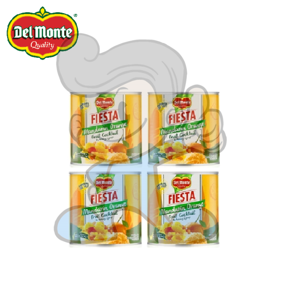 Del Monte Fiesta Mandarin Orange In Heavy Syrup (4 X 432 G) Groceries