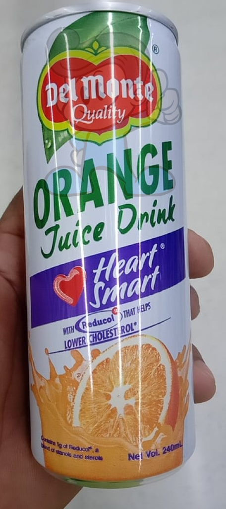 Del Monte Orange Juice Drink Heart Smart (4 X 240 Ml) Groceries