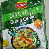 Del Monte Quick N Easy Green Curry Mix (5 X 30 G) Groceries