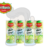 Del Monte White Grape Flavored Juice Drink (4 X 240 Ml) Groceries