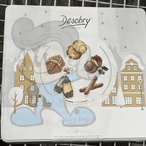 Desobry Winter Scene Luxury Belgian Biscuits 375G Groceries