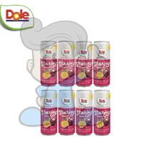 Dole 100% All Natural Sparkling Passion Fruit (8 X 240 Ml) Groceries