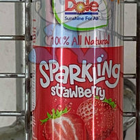 Dole 100% All Natural Sparkling Strawberry (8 X 240 Ml) Groceries