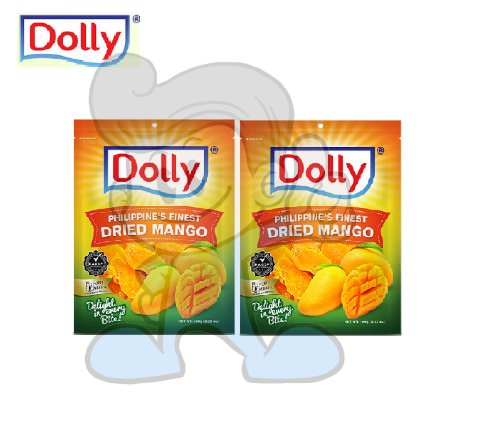 Dolly Philippines Finest Dried Mango (2 X 100 G) Groceries