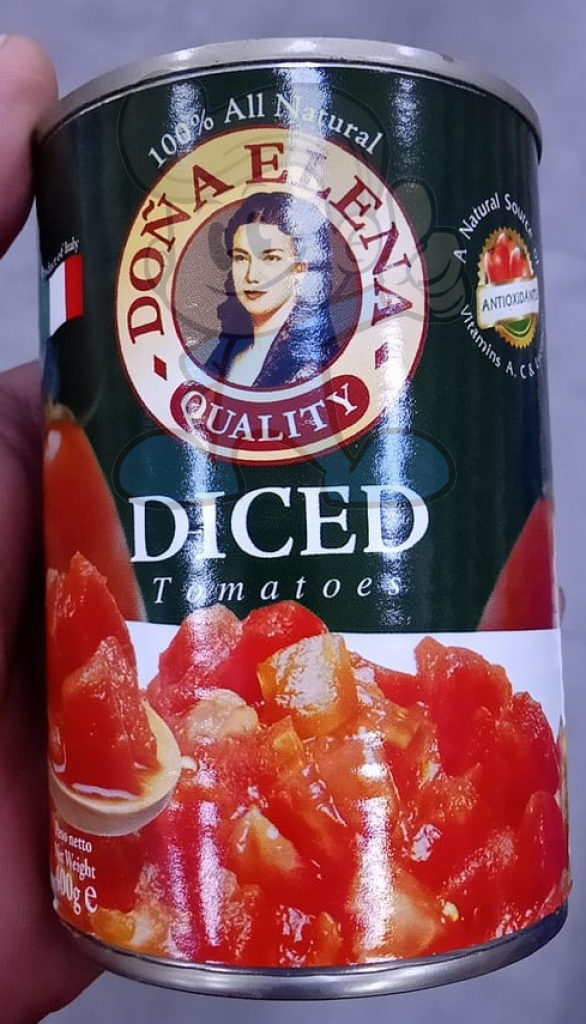 Dona Elena Diced Tomatoes (4 X 400 G) Groceries