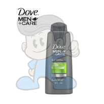 Dove Men+Care 2-In-1 Shampoo And Conditioner Fresh Clean With Caffeine 20.4Oz Beauty