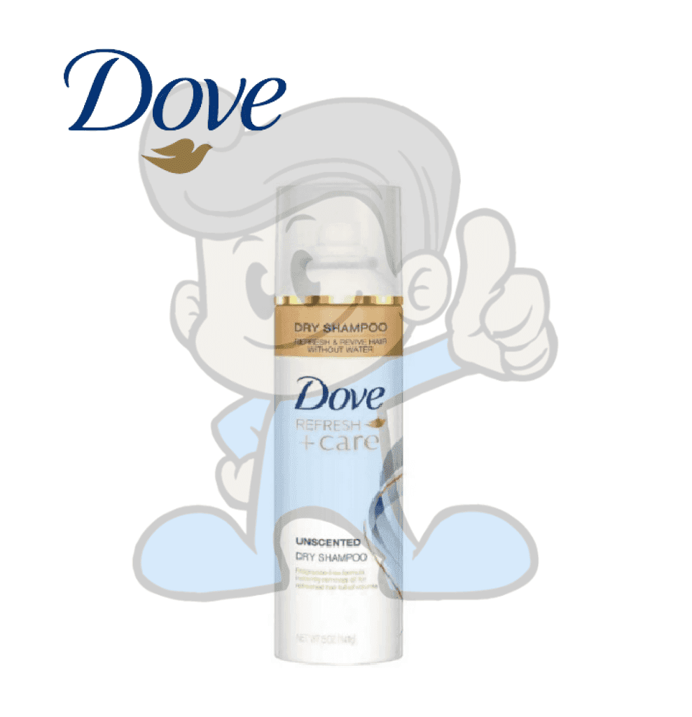 Dove Refresh + Care Unscented Dry Shampoo 5Oz Beauty