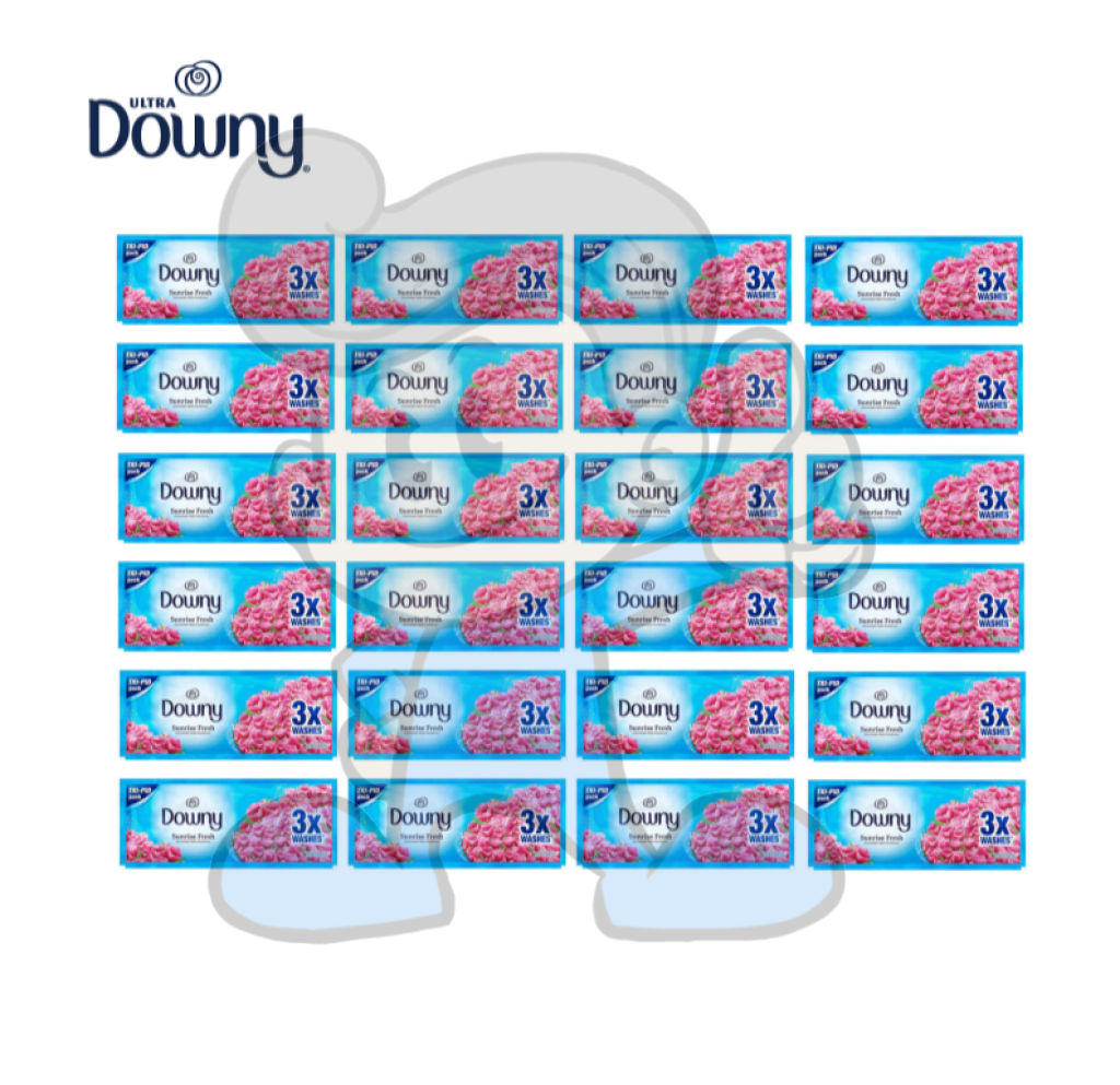 Downy Sunrise Fresh Fabric Conditioner (24 X 60Ml) Household Supplies