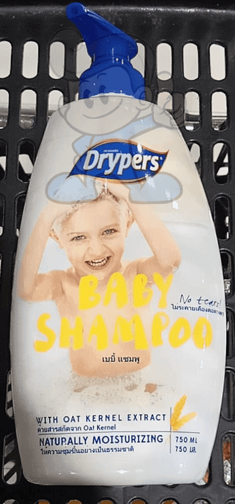 Drypers No Tears Baby Shampoo With Oat Kernel Extract 750Ml Mother &