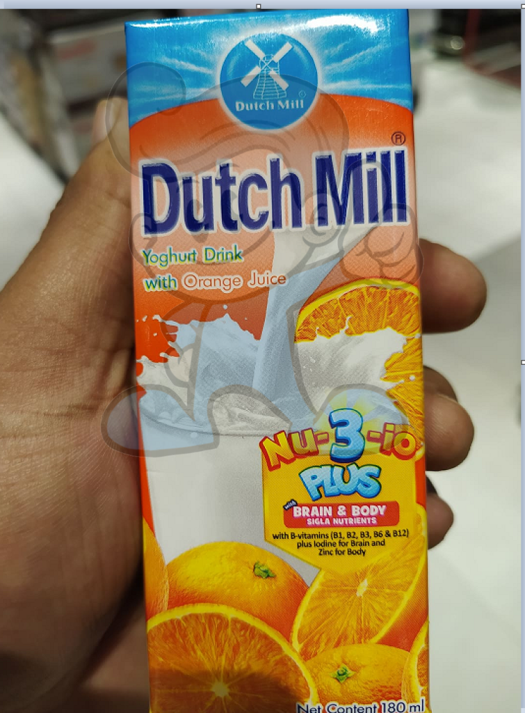 Dutch Mill Uht Yogurt Drink Orange (16 X 180Ml) Groceries