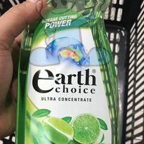 Earth Choice Ultra Concentrate Green Tea And Lime Dishwashing Liquid 900Ml Household Supplies