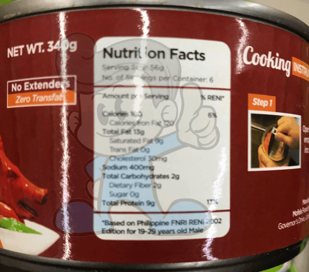 Elarz Canned Lechon Lagablab De Lata (2 X 340 G) Groceries