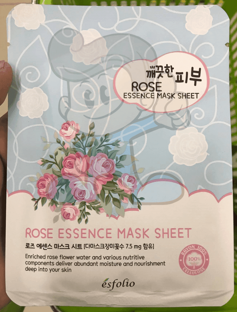 Esfolio Rose Essence Mask Sheet (4 X 25 Ml) Beauty