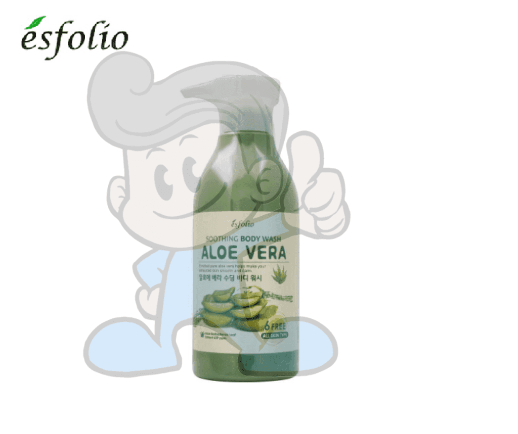 Esfolio Soothing Body Wash Aloe Vera 500Ml Beauty