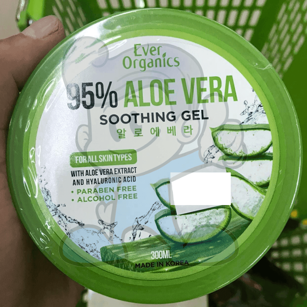 Ever Organics 95% Aloe Vera Soothing Gel 300Ml Beauty