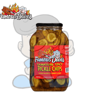 Famouse Daves Signature Spicy Pickle Chips 1.89L Groceries