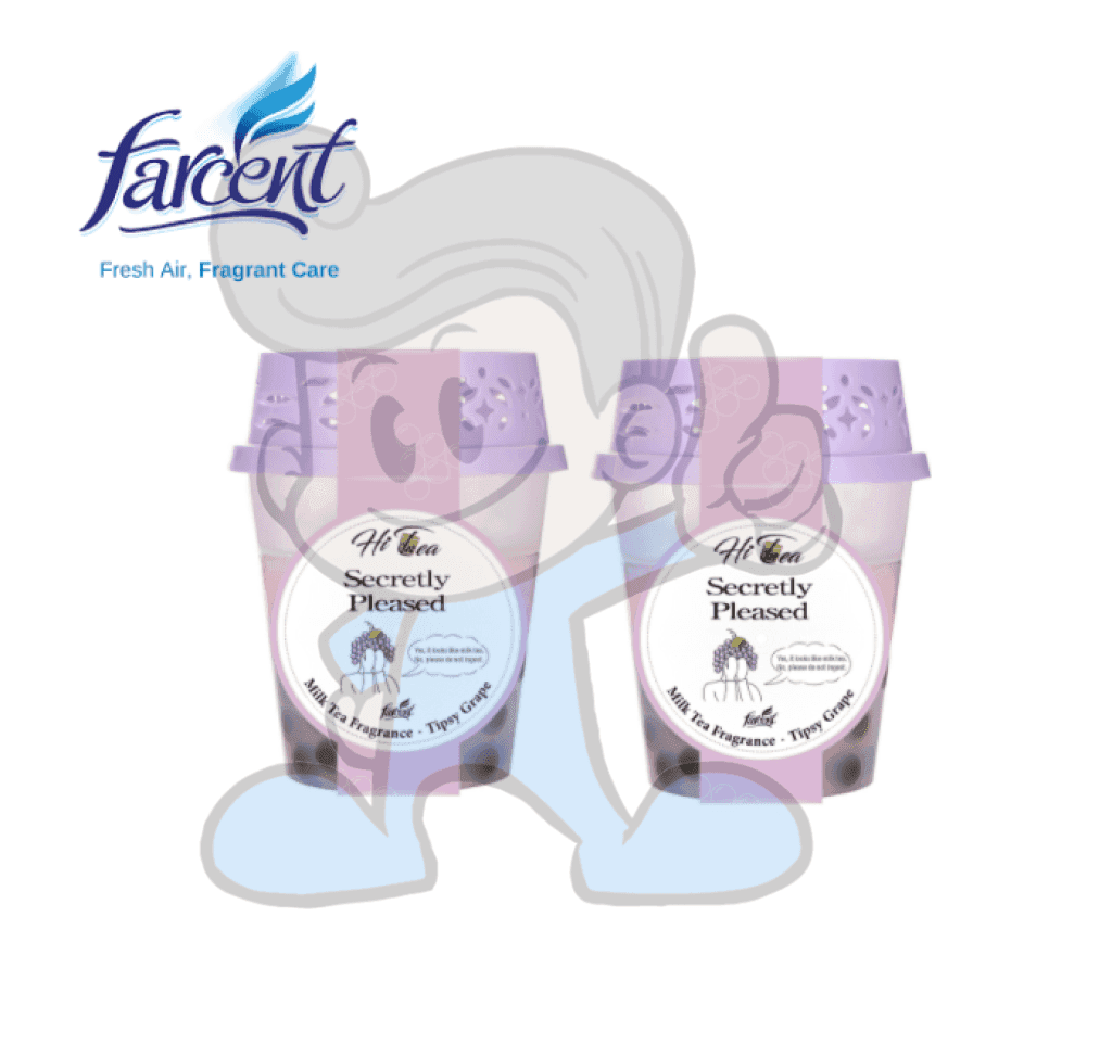 Farcent Hi Tea Bubble Air Freshener Tipsy Grape (2 X 250Ml) Motors