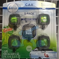 Febreze Gain Scent Car Vent Clips 5 Pack 10Ml Motors