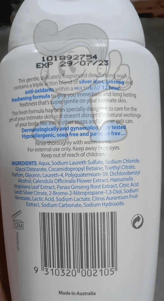 Femfresh Deodorising Wash 250Ml Beauty