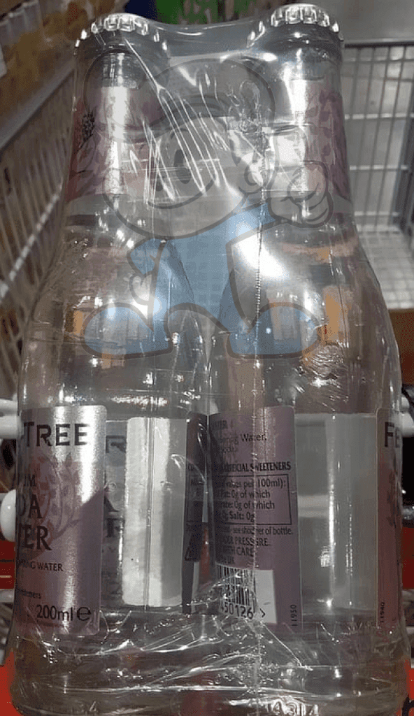 Fever Tree Soda Water (4 X 200Ml) Groceries