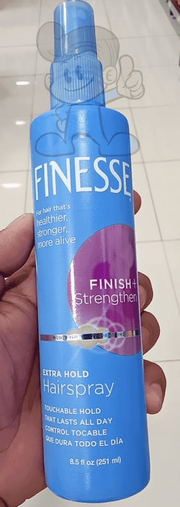 Finesse Finish + Strengthen Extra Hold Hairspray 8.5Oz Beauty