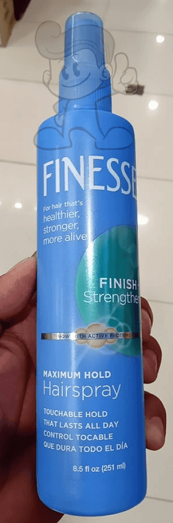 Finesse Finish + Strengthen Maximum Hold Hairspray 8.5Oz Beauty