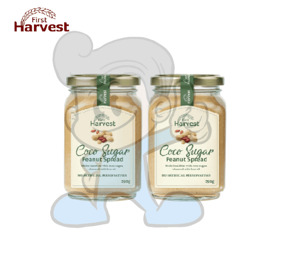 First Harvest Coco Sugar Peanut Spread (2 X 250 G) Groceries