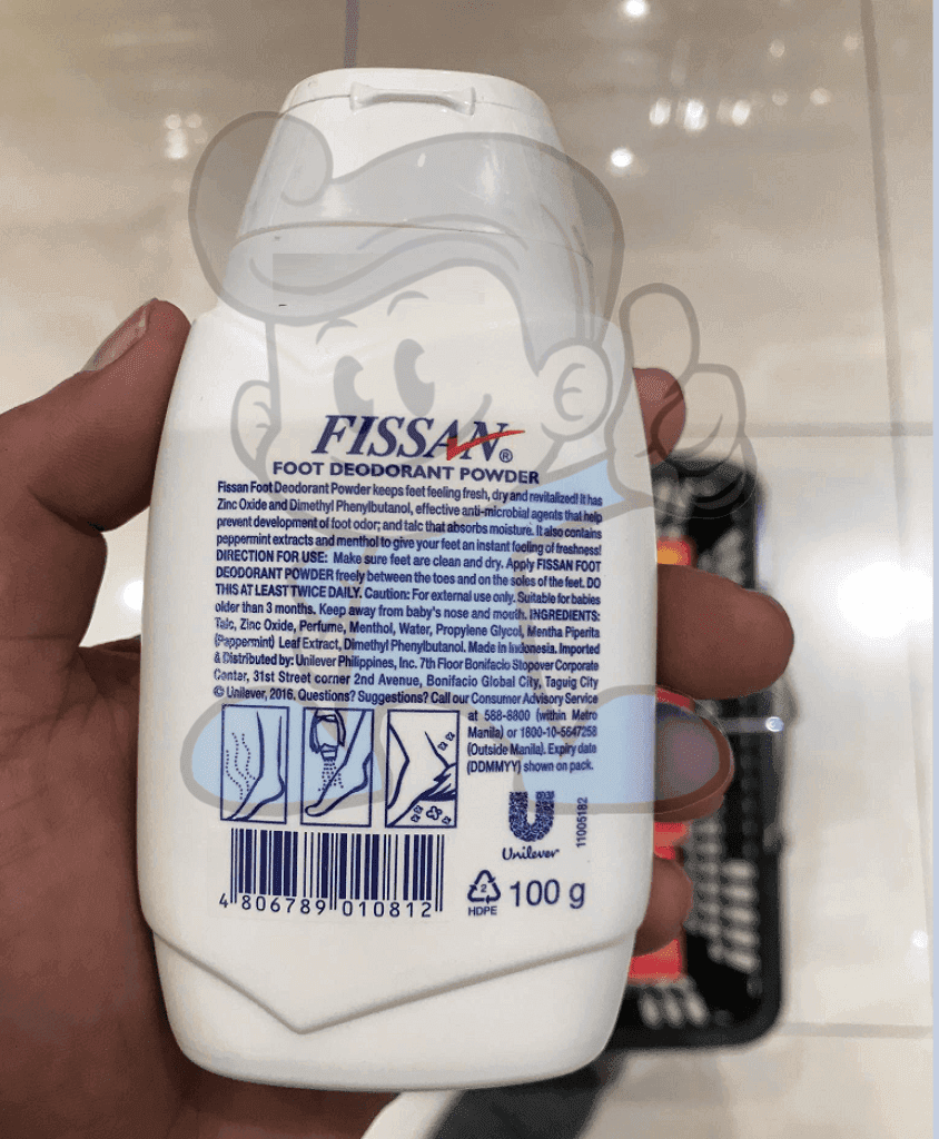 Fissan Foot Deodorant Powder (2 X 100G) Beauty