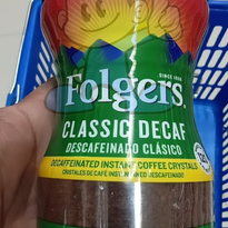 Folgers Classic Decaf Instant Coffee Crystals 226G Groceries