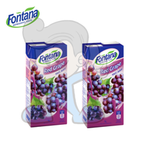 Fontana 100% Red Grape Juice (2 X 1L) Groceries