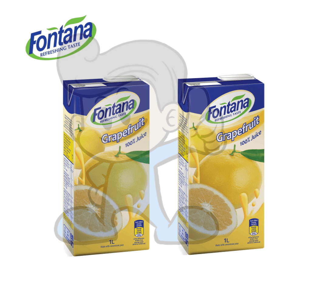 Fontana Grapefruit 100% Juice (2 X 1L) Groceries