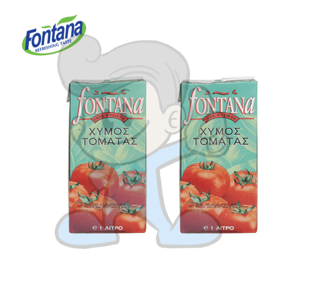 Fontana Tomato Juice (2 X 1L) Groceries