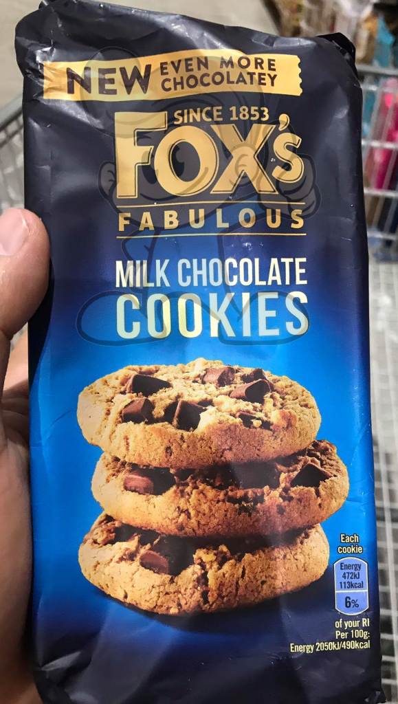 Foxs Fabulous Milk Chocolate Cookies (3 X 180 G) Groceries