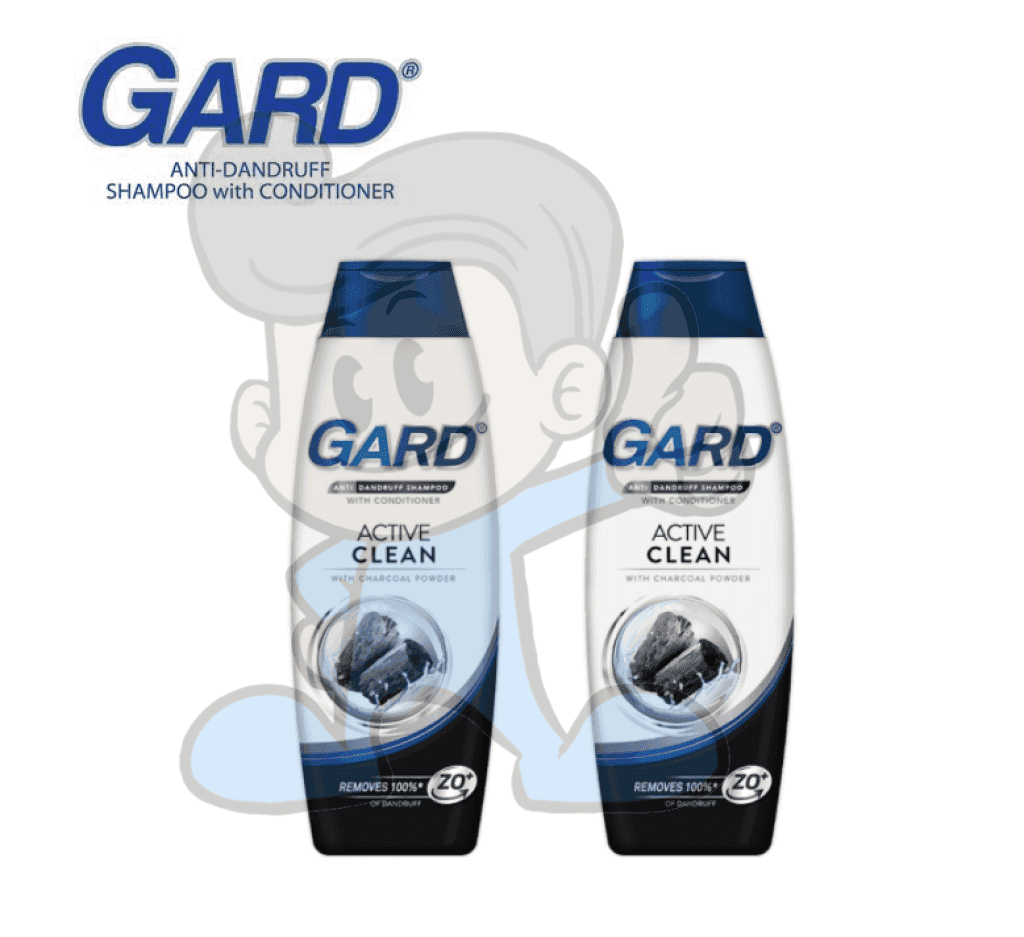 Gard Anti-Dandruff Active Clean Shampoo (2 X 180Ml) Beauty