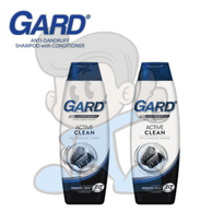 Gard Anti-Dandruff Active Clean Shampoo (2 X 180Ml) Beauty