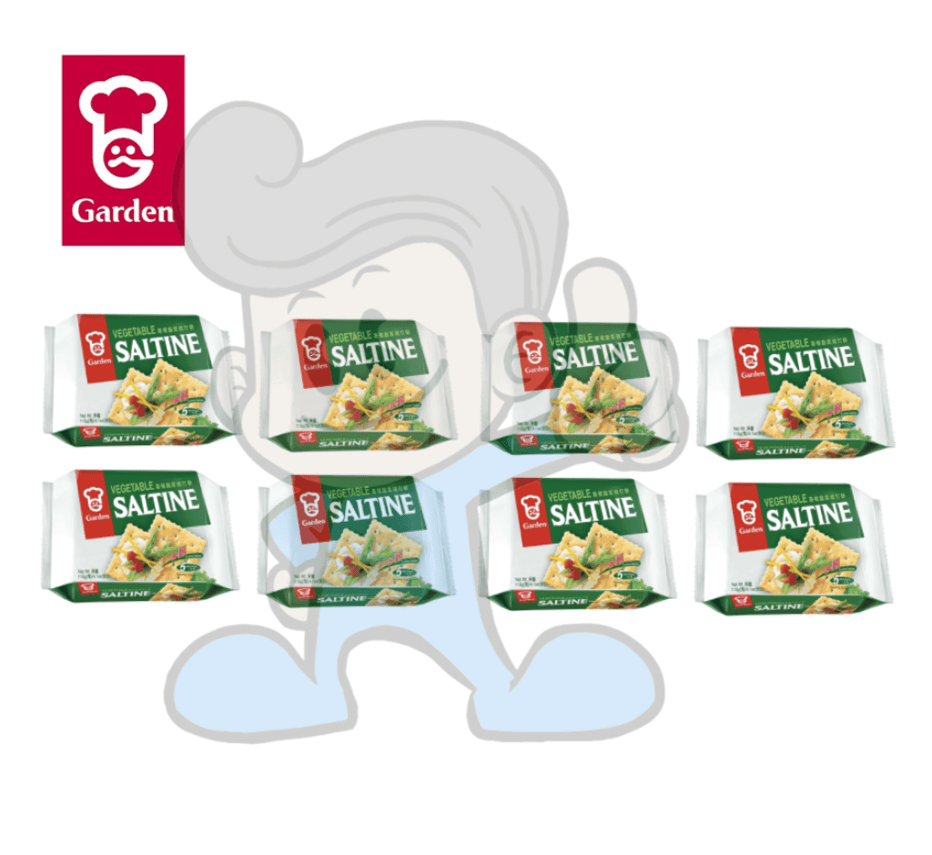 Garden Saltine Crackers Vegetable Flavor (8 X 115G) Groceries