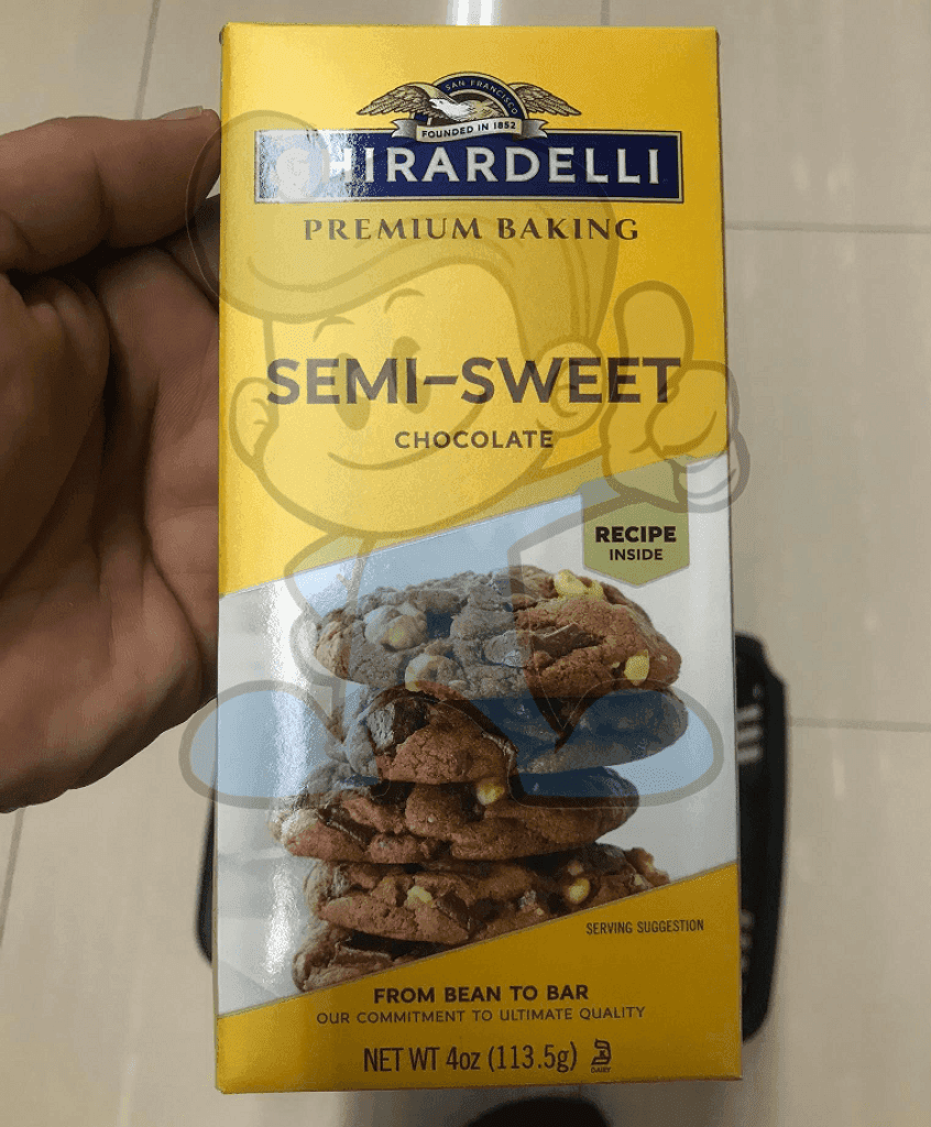 Ghirardelli Premium Baking Semi-Sweet Chocolate 4Oz. Groceries