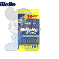 Gillette Blue Ii Plus Razor 16S Beauty