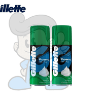 Gillette Foamy Menthol Shaving Foam (2 X 175 G) Beauty