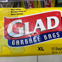 Glad Garbage Bags Xl (2 X 10S) Laundry & Cleaning Equipment