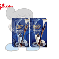 Glico Pejoy Cookies And Cream Cocoa Cookie Stick With Vanilla Milk Flavour Confectionery (2 X 39 G)