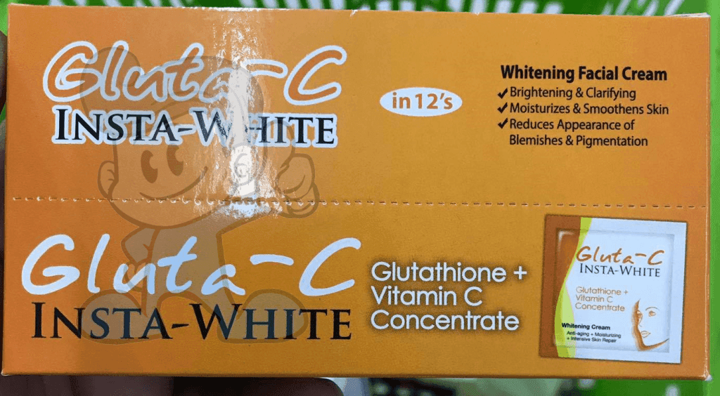 Gluta-C Insta White Whitening Facial Cream (2 X 12S) Beauty