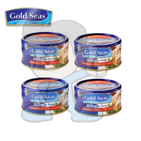 Gold Seas Yellow Fin Tuna Chunk Olive Oil W/ Chili (4 X 185G) Groceries