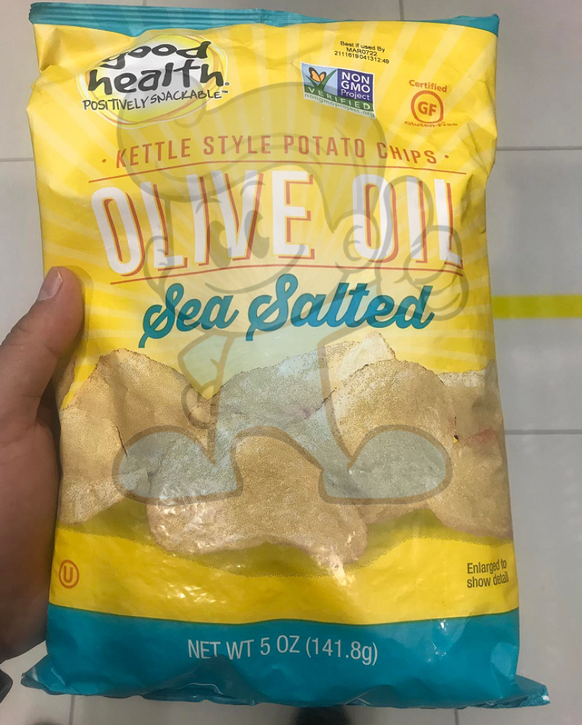 Good Health Kettle Style Potato Chips Olive Oil Sea Salted (2 X 5Oz) Groceries