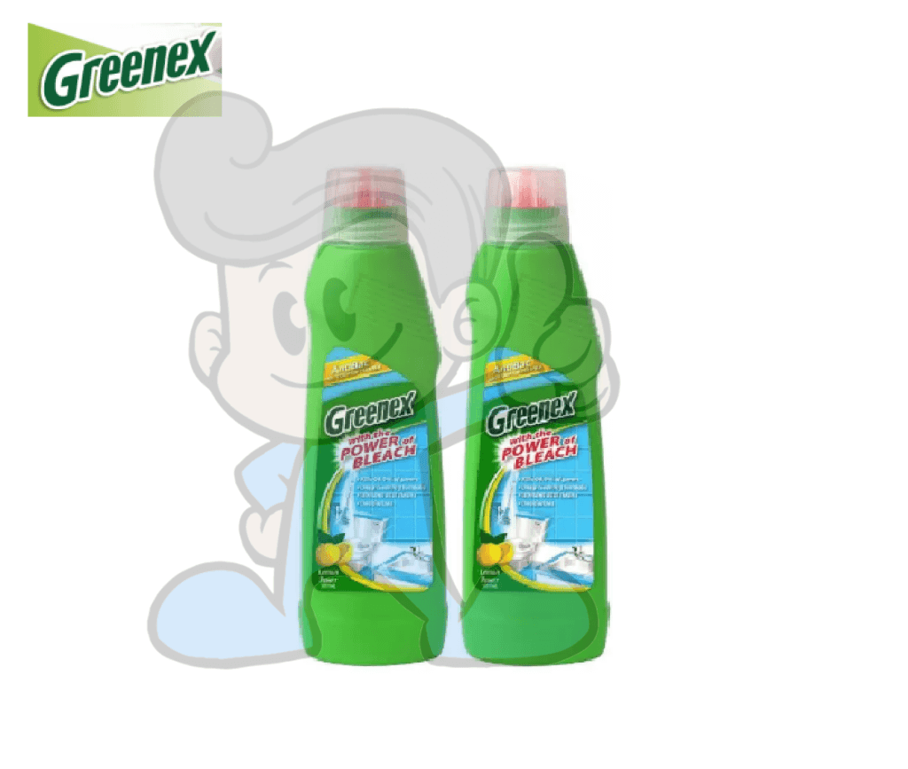 Greenex All Purpose Cleaner Antibac Lemon Power (2 X 500 Ml) Household Supplies