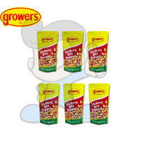 Growers Savoury Hot Peanuts (6 X 80G) Groceries